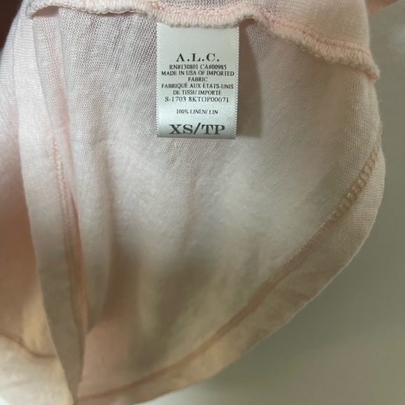 A.L.C. Leigh Tie Back Tee - Picture 5 of 6